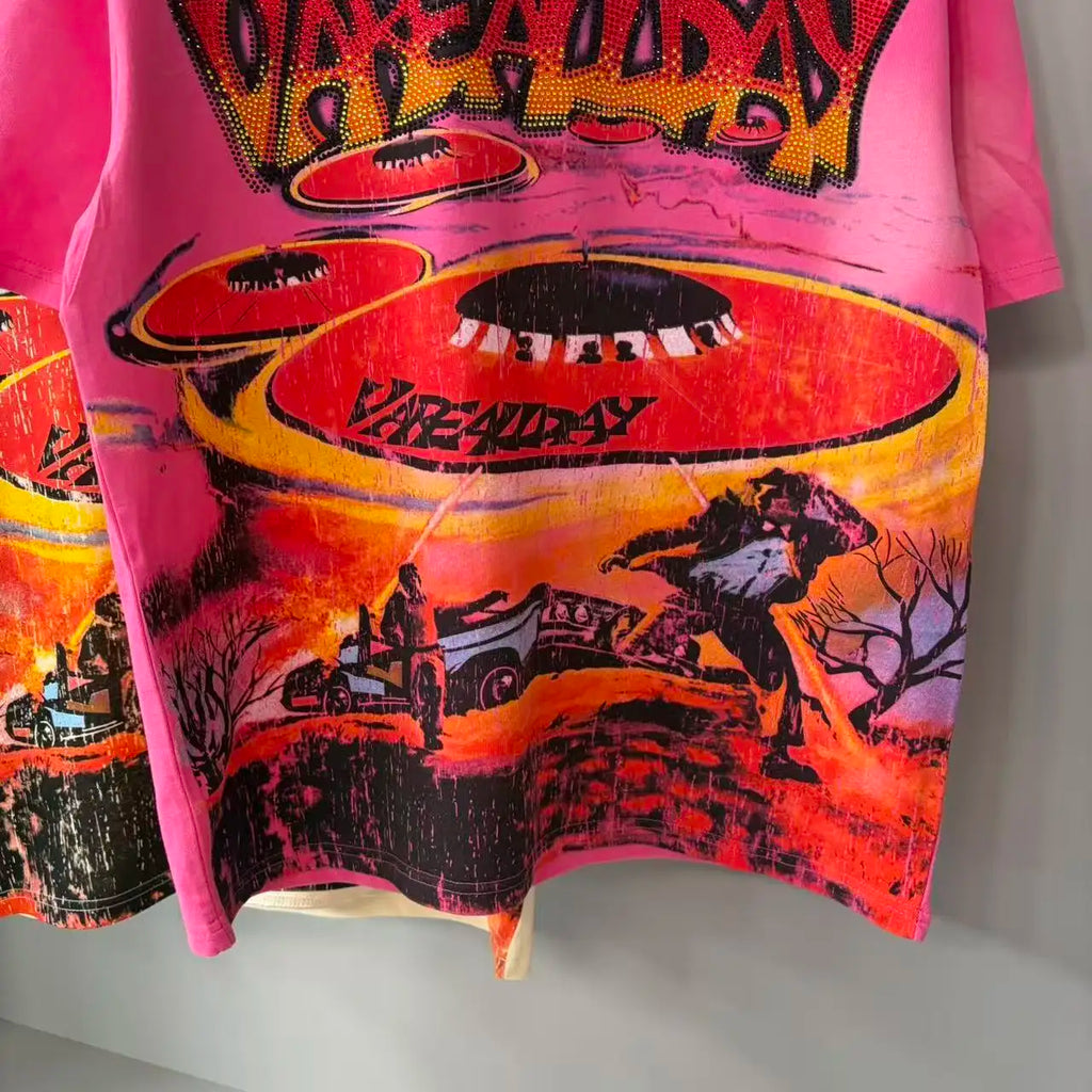 T-Shirt Streetwear Oversize Diamond