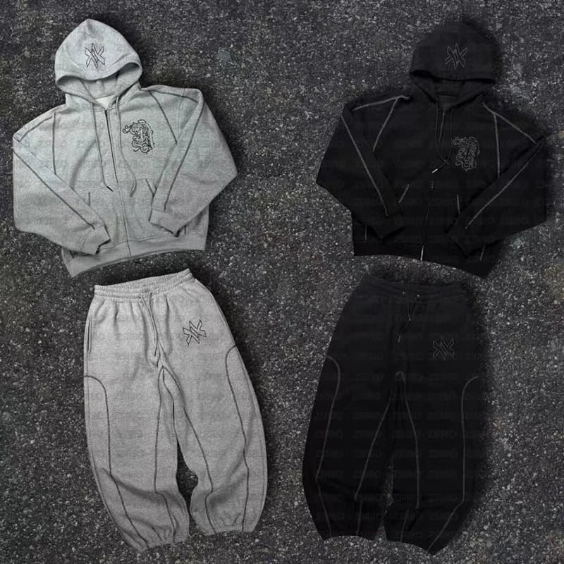 Completo Y2K Oversize Hoodie & Jogger