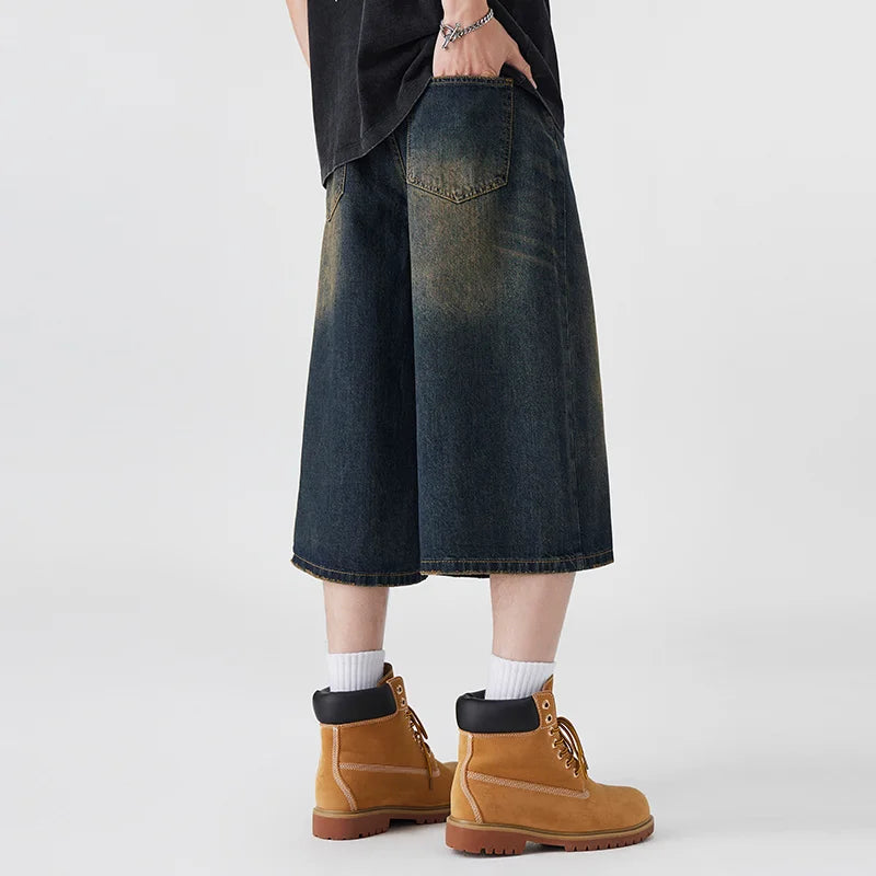 Shorts Denim Oversize Uomo