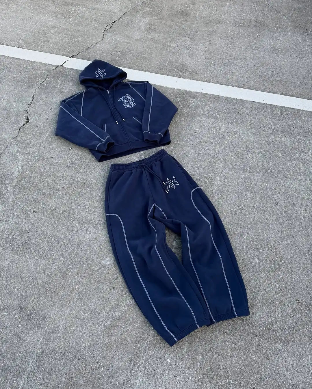 Completo Y2K Oversize Hoodie & Jogger