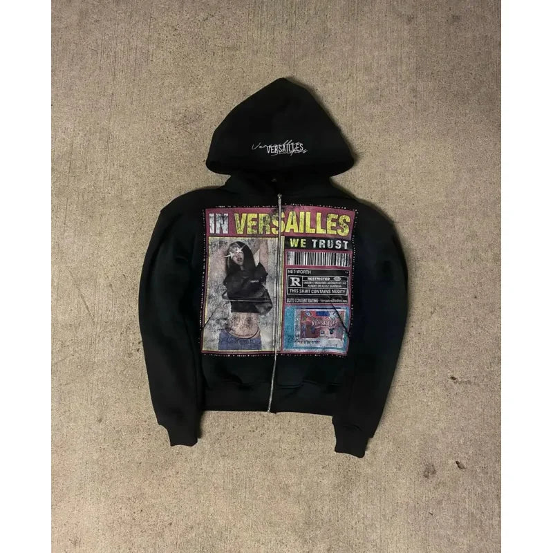 Felpa Zip Oversize – Streetwear 🔥