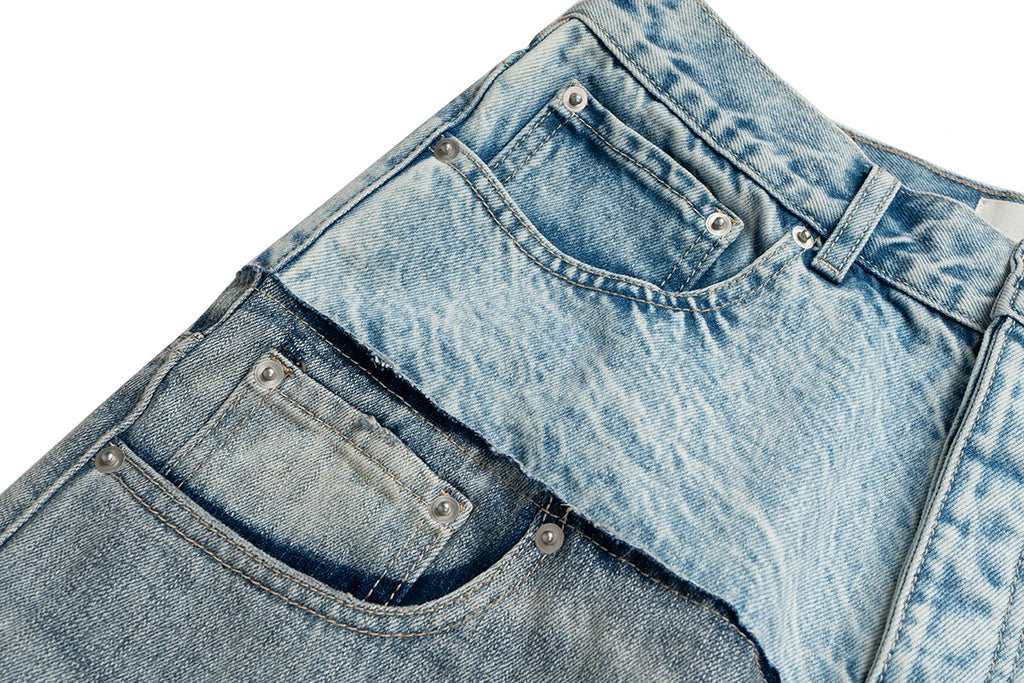 Jeans Baggy Y2K Double Waist Oversize