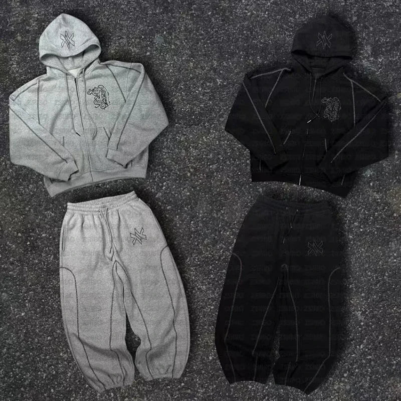 Completo Y2K Oversize Hoodie & Jogger