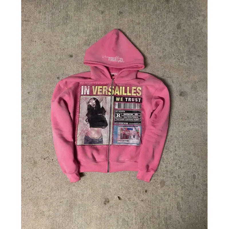 Felpa Zip Oversize – Streetwear 🔥
