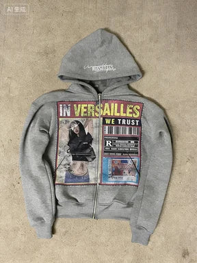 Felpa Zip Oversize – Streetwear 🔥