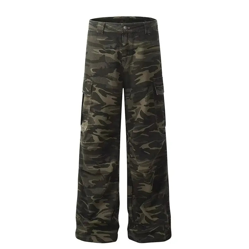 Pantaloni Cargo Mimetici – Streetwear