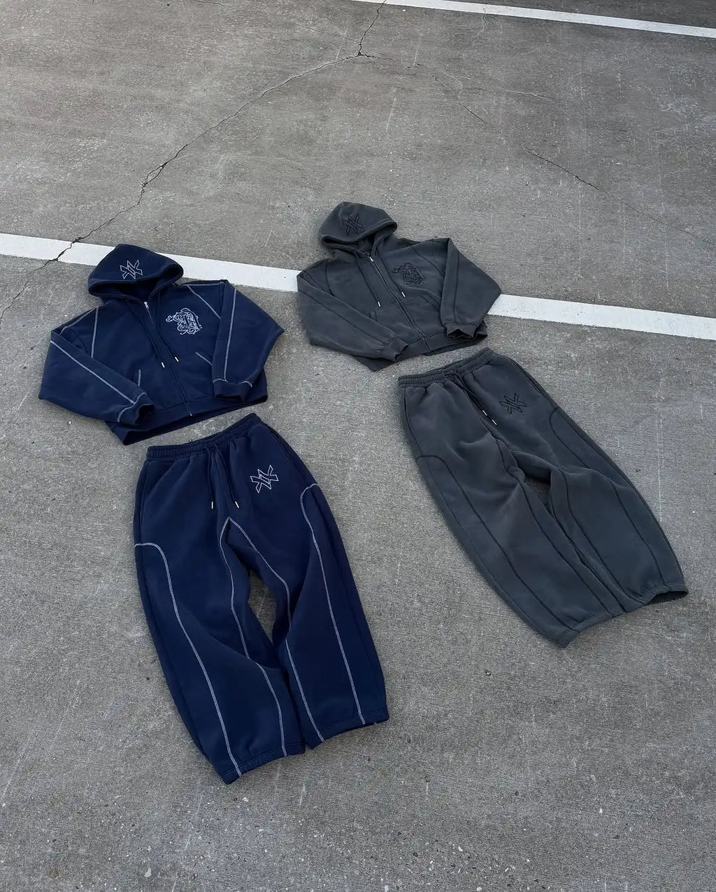 Completo Y2K Oversize Hoodie & Jogger