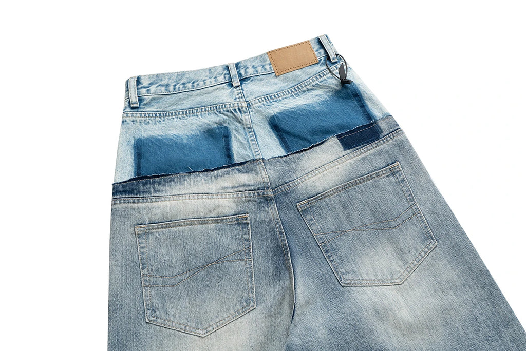 Jeans Baggy Y2K Double Waist Oversize