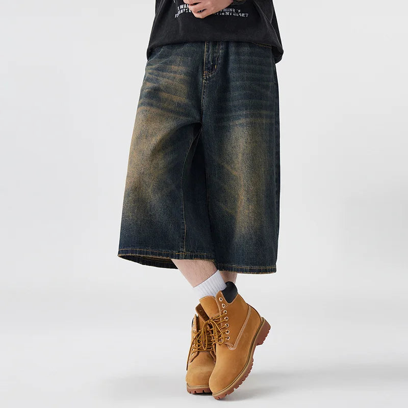 Shorts Denim Oversize Uomo