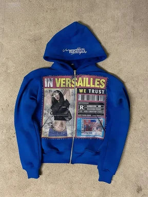 Felpa Zip Oversize – Streetwear 🔥
