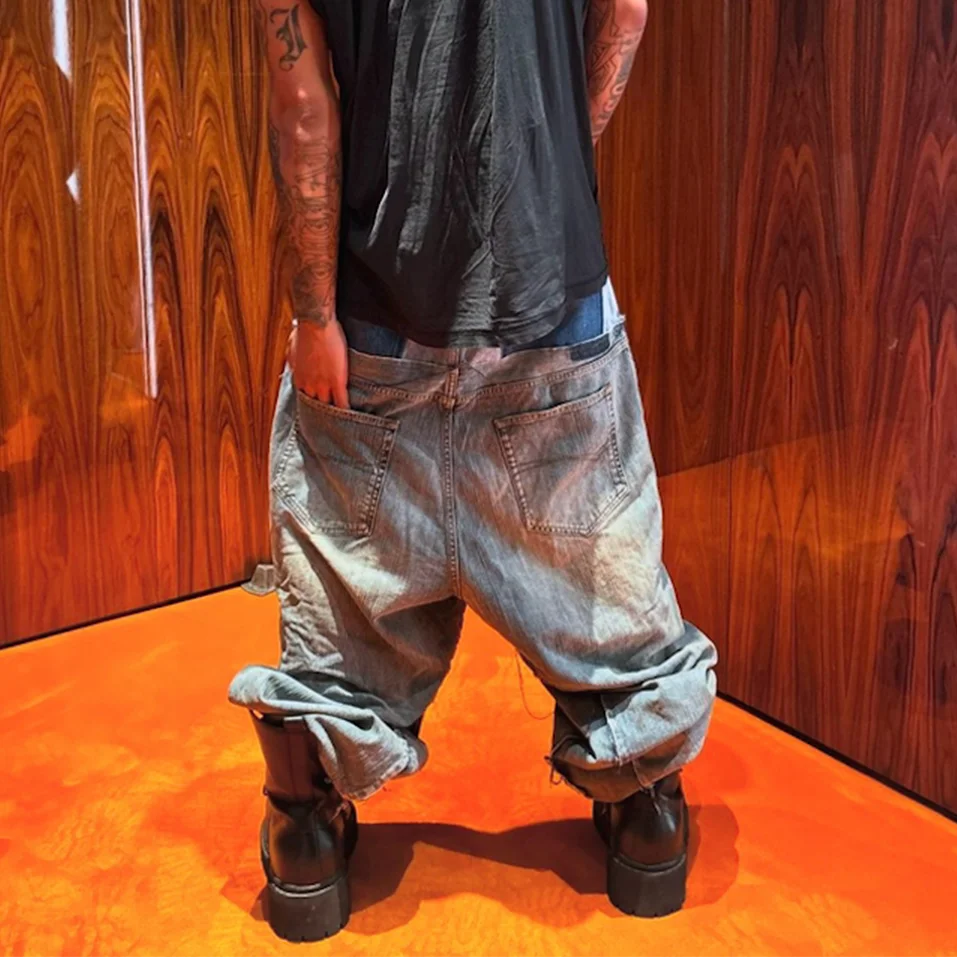 Jeans Baggy Y2K Double Waist Oversize