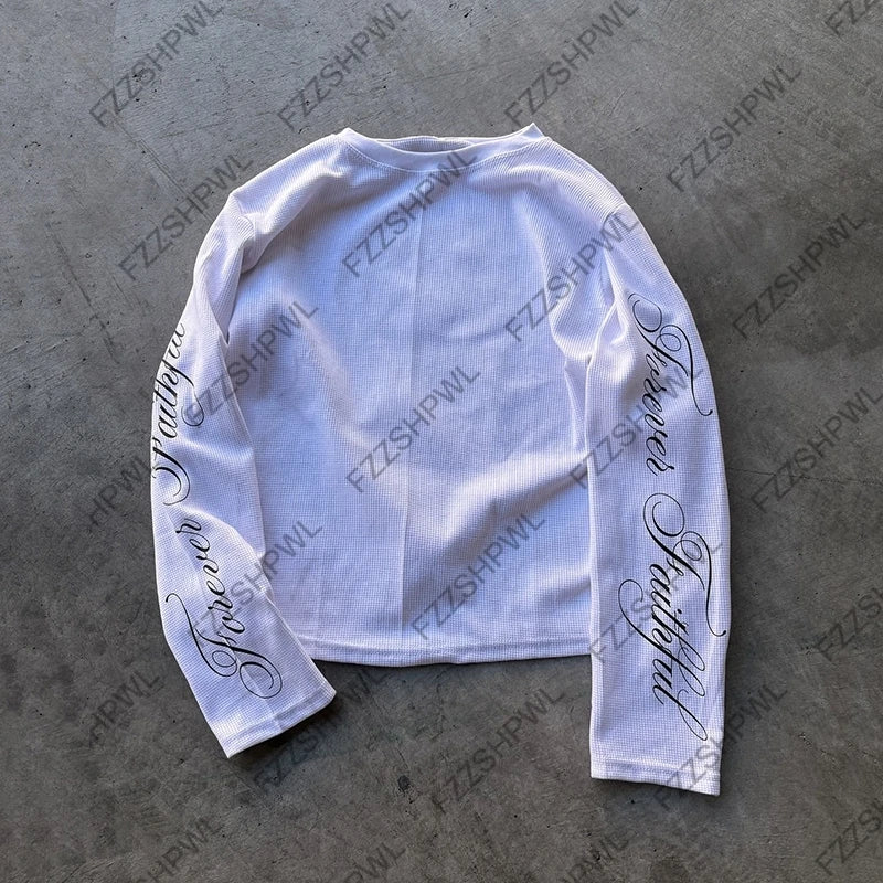 Maglia Y2K Streetwear Maniche Lunghe