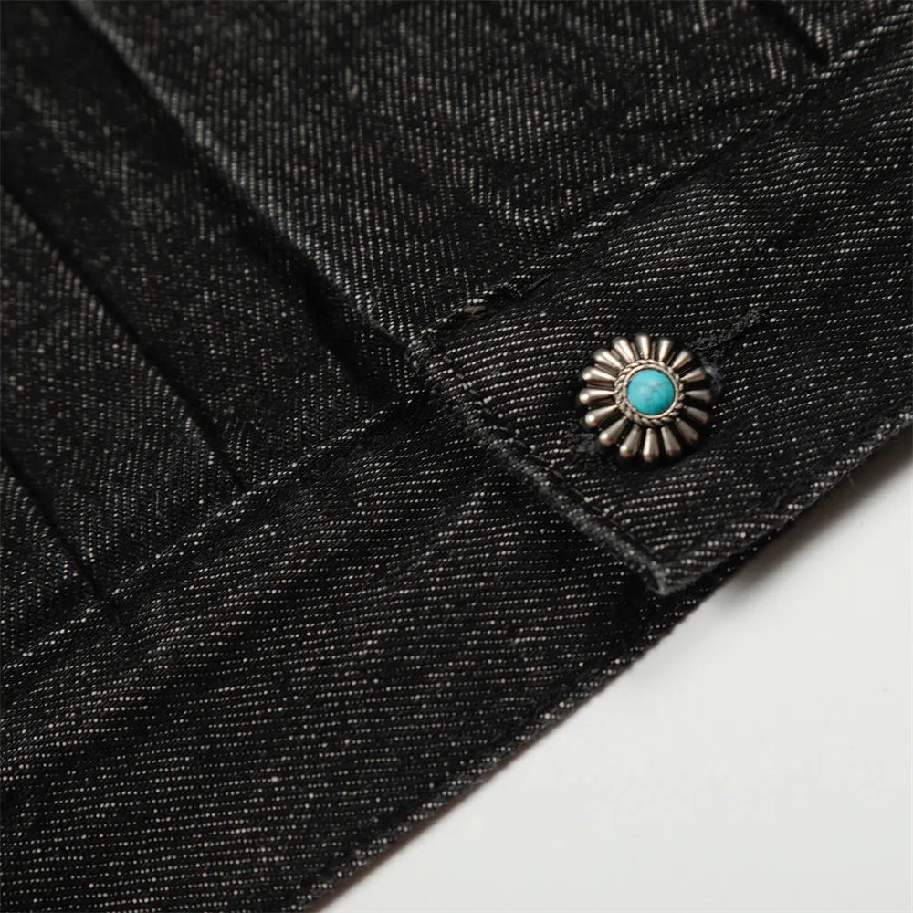 DM URBAN™ Black Rebel Jacket – Denim Punk Streetwear