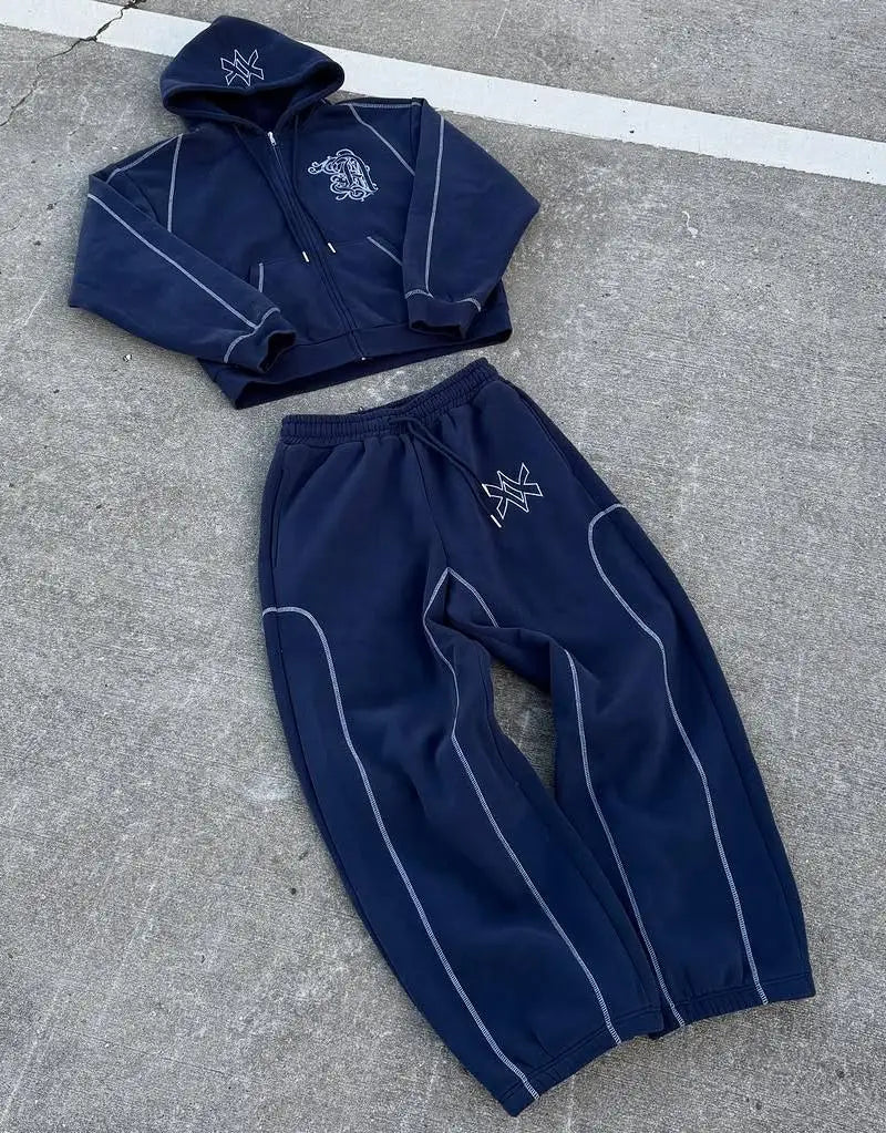 Completo Y2K Oversize Hoodie & Jogger