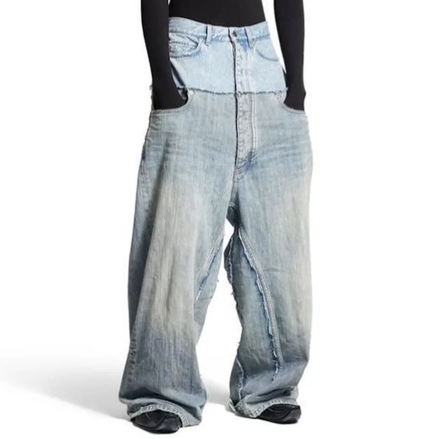 Jeans Baggy Y2K Double Waist Oversize