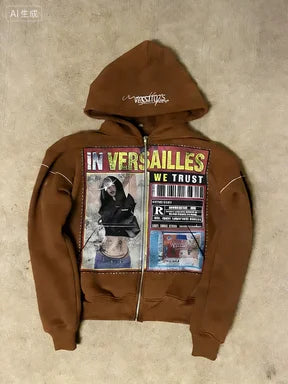 Felpa Zip Oversize – Streetwear 🔥