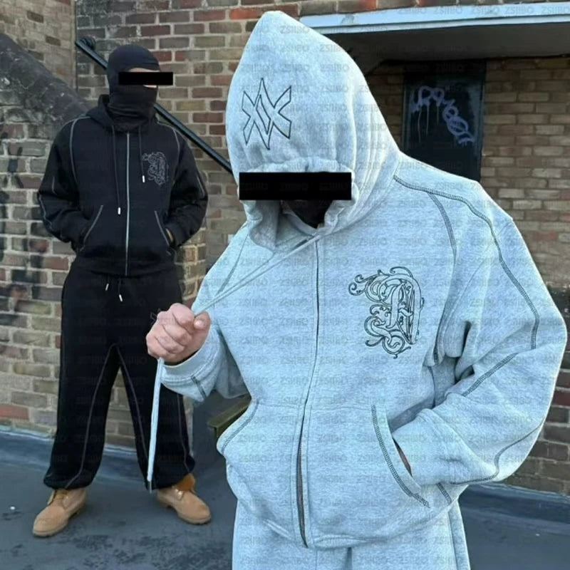 Completo Y2K Oversize Hoodie & Jogger