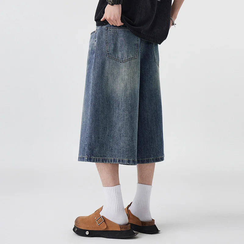 Shorts Denim Oversize Uomo