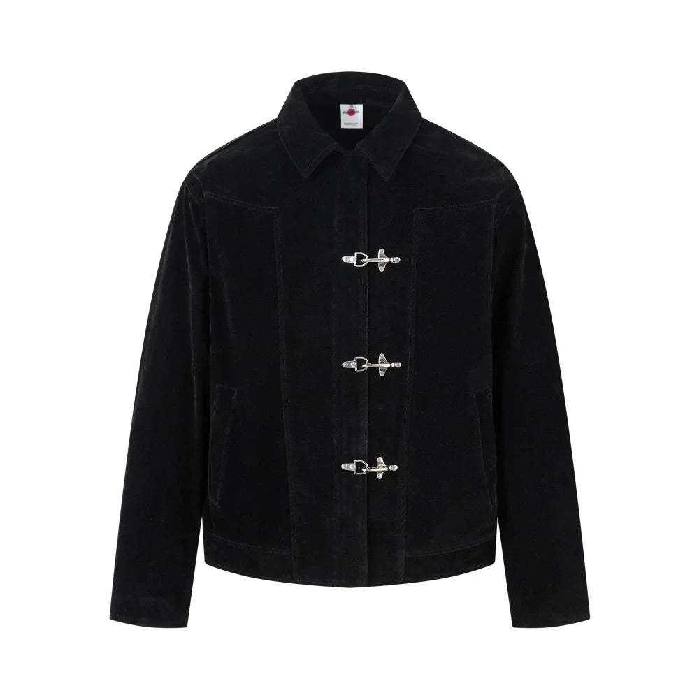 Giacca Suede Retro Uomo
