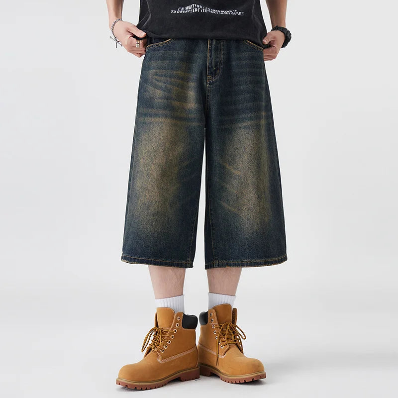 Shorts Denim Oversize Uomo