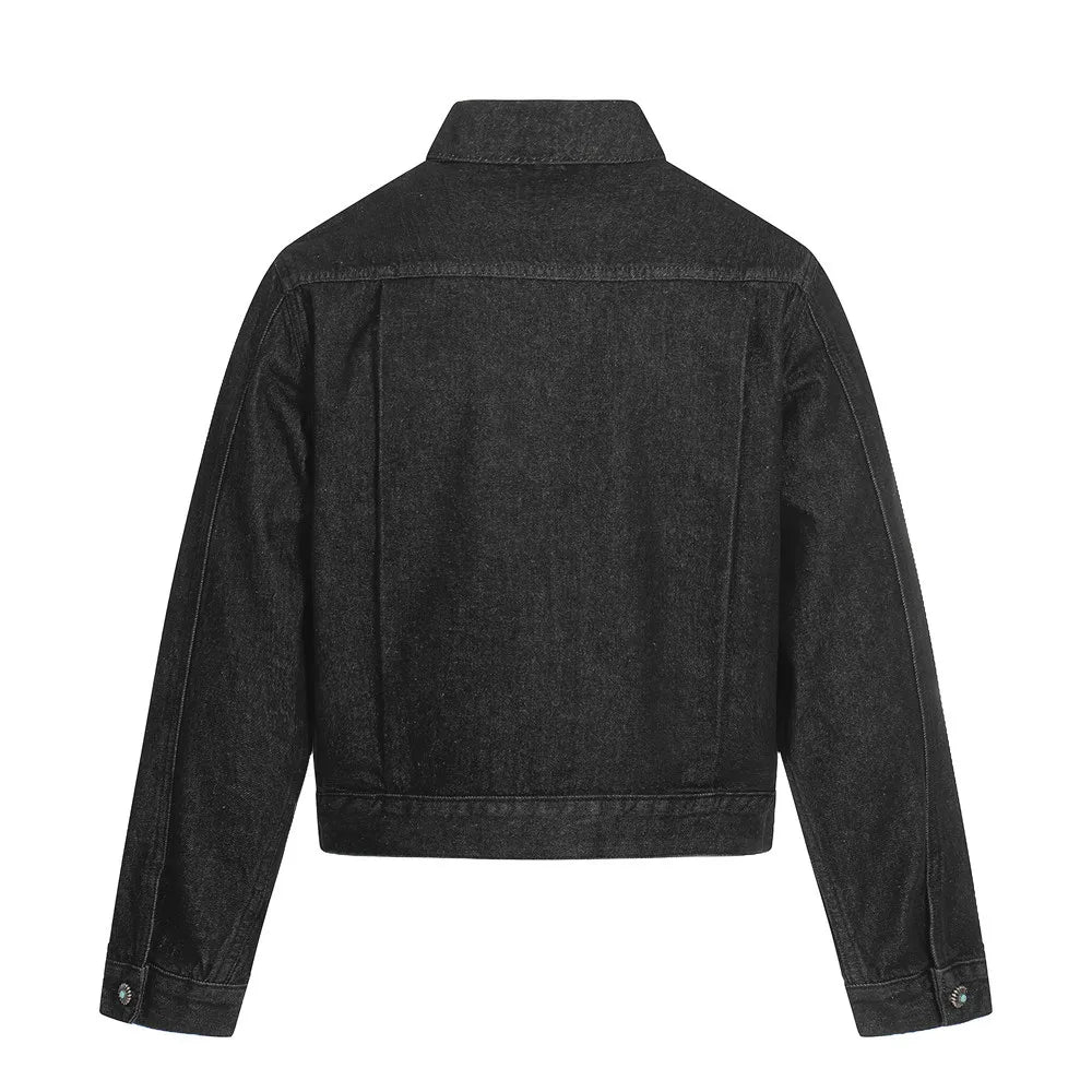 DM URBAN™ Black Rebel Jacket – Denim Punk Streetwear