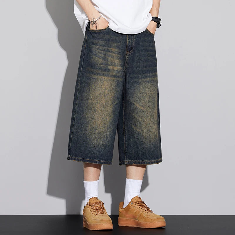 Shorts Denim Oversize Uomo