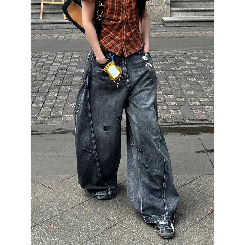 Jeans Baggy Vita Alta – Streetwear