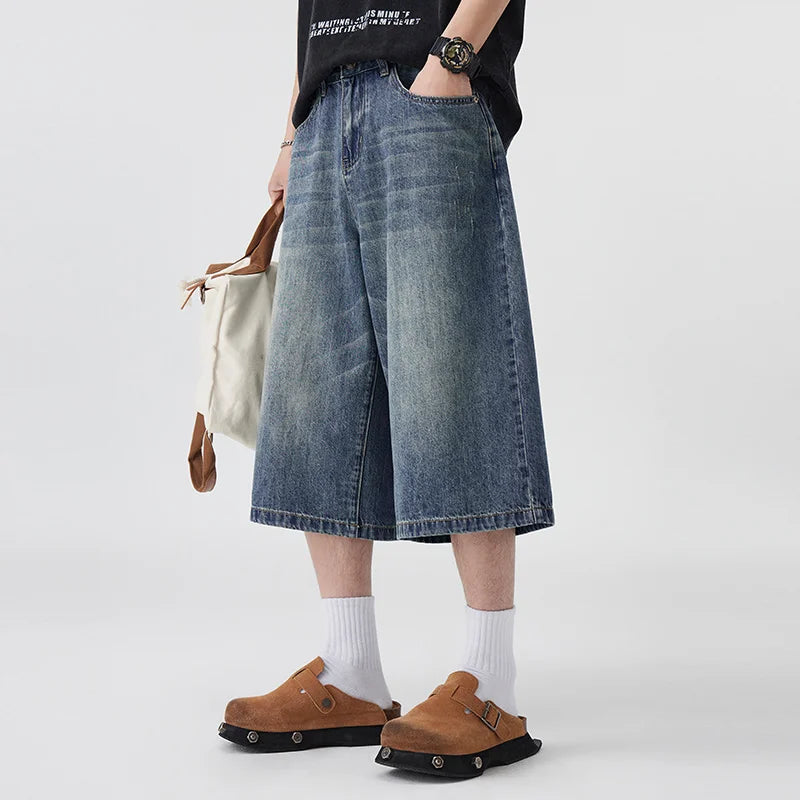Shorts Denim Oversize Uomo